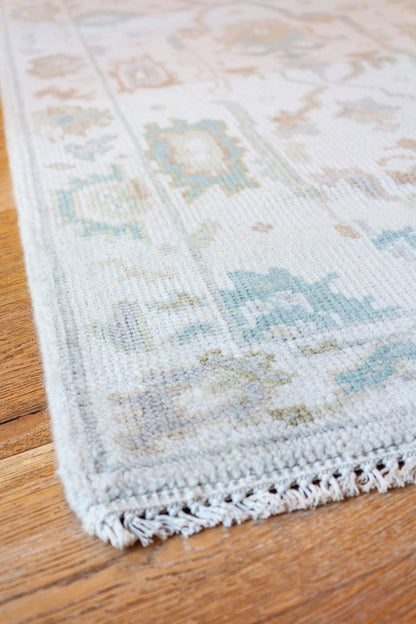 White & Multicolor Runner