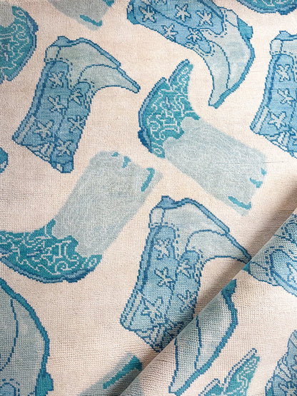 Jess Hand-knotted Wool Rug, Blue